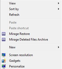 VMware Mirage Administrator's Guide 2. Select the archive date from which you want to restore the file. Mirage downloads the archive information and searches for the available deleted files. 3.