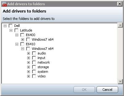 Note: The Mirage Management Server must have access to this UNC path. 5. Select Keep original folder hierarchy to re-create the folder structure on your driver store within the Mirage System. 6.