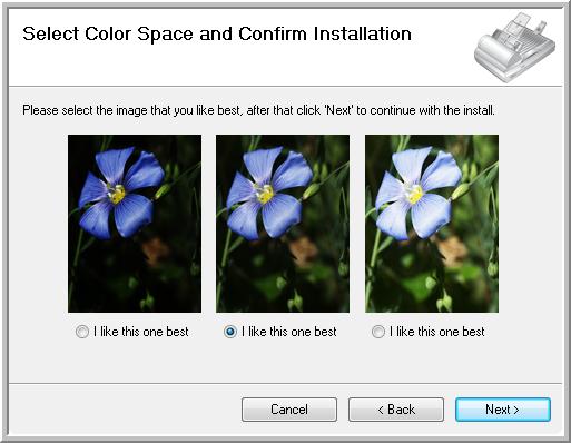 Installation 5. Select the option you want.