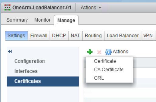 A typical NSX one-armed load balancer is deployed on the same subnet with its backend servers, apart from the logical router.