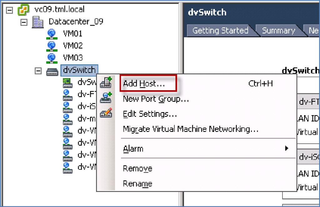 Editing DV Port Group Policies From the Networking Inventory view of the vds, select the notepad and pen icon from each DV Port Group to edit the policy settings. Figure 3.2 i.