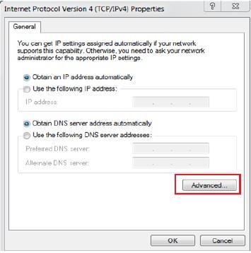 Clear the Use default gateway on remote network check box and click OK. Apply the changes.