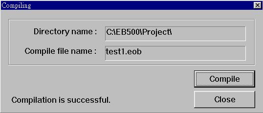6) Simulate the project In the Tool menu, select [Simulate] or click on to start simulation.
