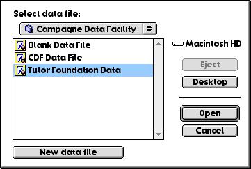 The Browse option allows you to locate the data file you will be importing into. 3) In the Select Data File window locate and double click the data file you created.