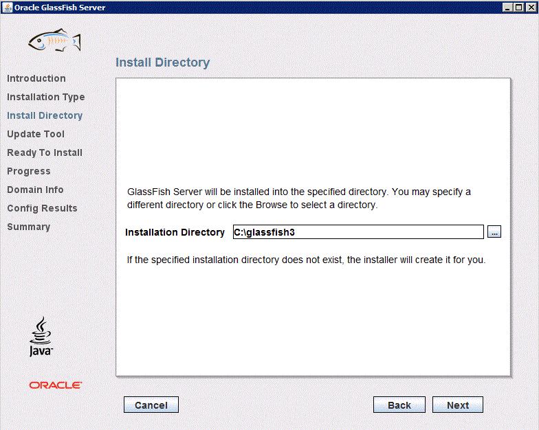 Figure 12 Install Directory 4.