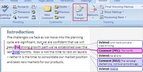 Turning off Track Changes does NOT delete tracked changes or comments When Track Changes is turned off, all tracked changes made up to that point remain in your document.