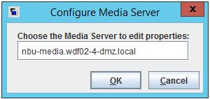 In the main window, open the Actions menu and click Configure Media