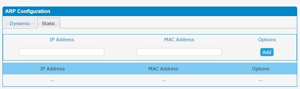 But, sometimes you don't want to use this automatic mapping, you'd rather have fixed (static) associations between an IP address and a MAC address.