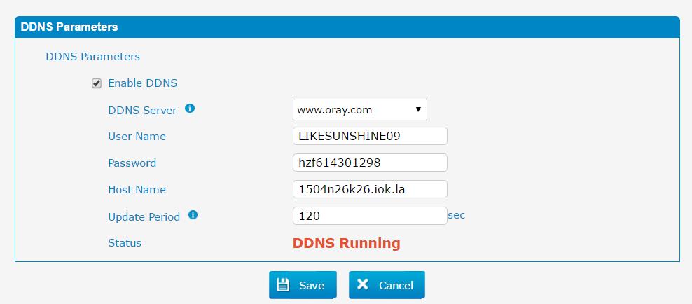5.6 DDNS server DDNS(Dynamic DNS) is a method/protoco/network service that provides the capability for a networked device, such as a router or computer system using the Internet Protocol Suite, to