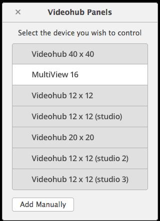 Refer to the instructions on the next page for more information on configuring Blackmagic MultiView 16 s IP settings.