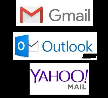 Visit the links below to compare the features of the three top webmail providers: Other email providers Many people also have an email address hosted by their company, school, or organization.