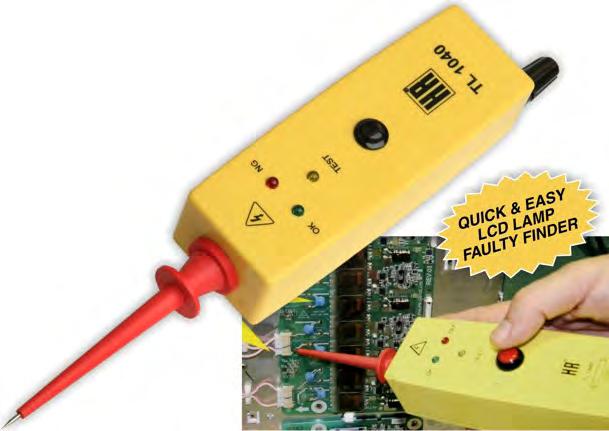 Repair Assistance & Tools LCD BACK LIGHT TESTER CCFL LAMP FAULT FINDER Test and analyser for panel mounted fluoro