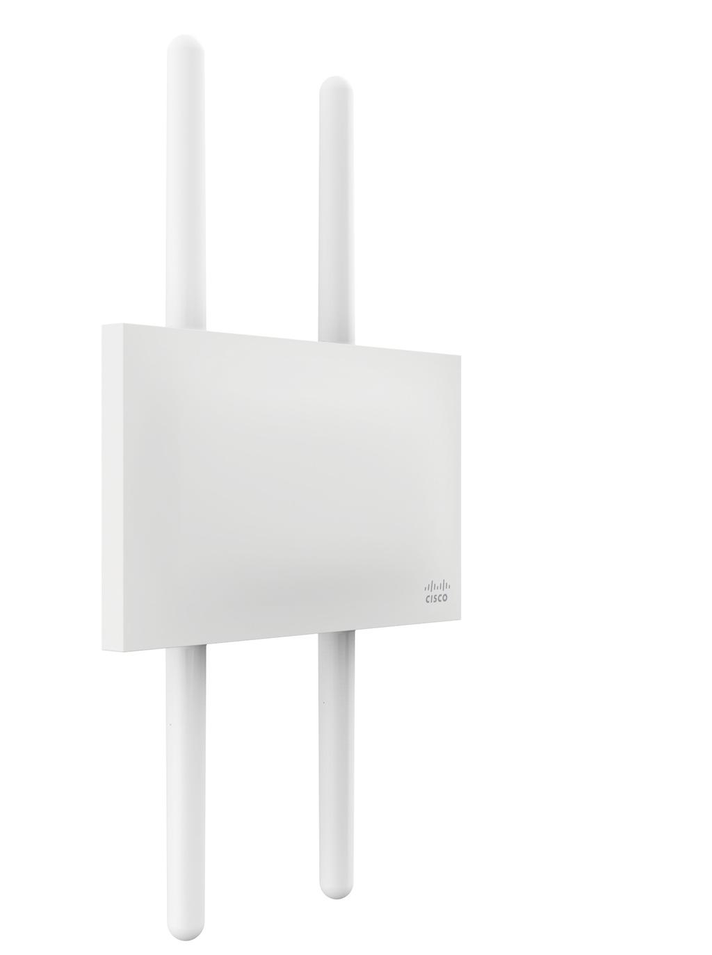 Datasheet MR74 MR74 Dual-band 2x2 MIMO 802.11ac Wave 2 access point with separate radios dedicated to security, RF Management, and Bluetooth General purpose industrial / outdoor 802.
