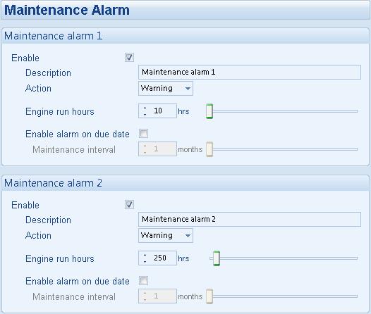 Maintenance Alarm 7 MAINTENANCE ALARM Depending upon module configuration one or more levels of maintenance alarm may occur based upon a configurable schedule.