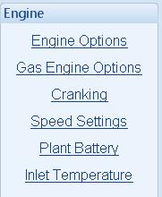 Edit Configuration - Engine 6.9 ENGINE The engine page is subdivided into smaller sections.