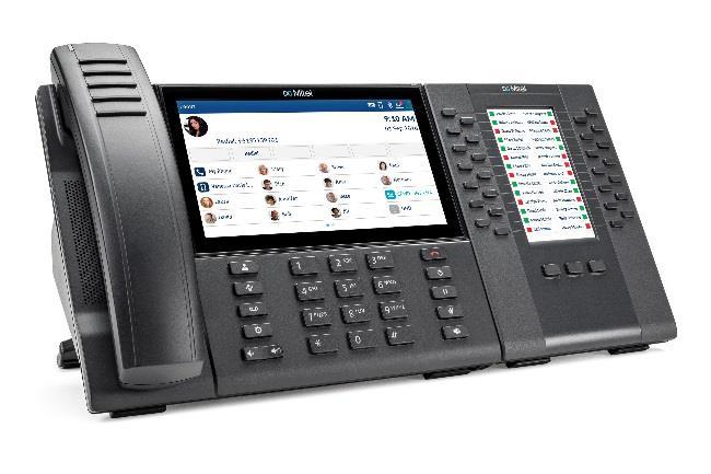 can easily add 28 buttons to the existing Personal keys on a 6920, 6930 or 6940, enabling the MiVoice 6900 Series IP phones to become robust productivity enhancing desktop communication tools for