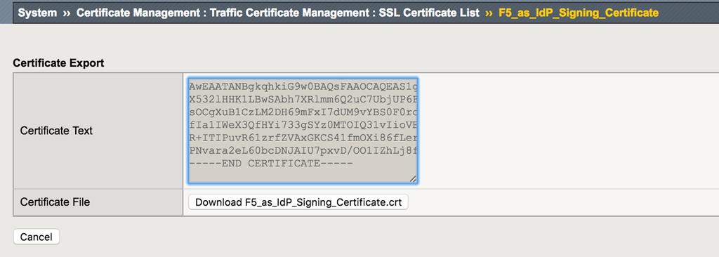 crt and save the file locally. Figure 6: Exporting the certificate to save it locally 4.