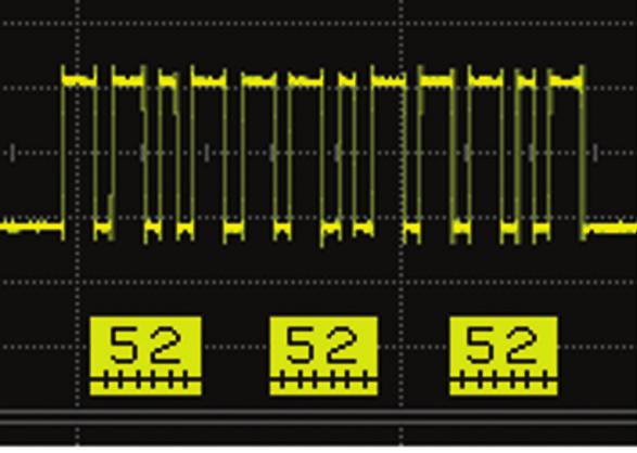 RS-232 protocol decode with precise time-correlation between waveforms and listing Keysight s protocol viewer includes correlation between the