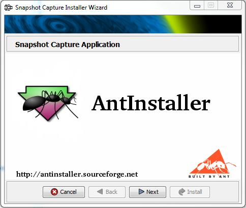 Document Camera Application Installation and Configuration Figure 17 Snapshot Capture Installer
