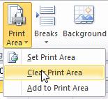 To get exact print preview: Click the File button Move the mouse down to Print Click Print (This page shows you the page preview along with printer settings) Insert a Page Break You can