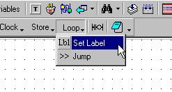 When the Jump condition(s) is true, the project jumps to the associated Label. To create a Loop in your project: 1.