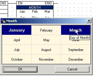 Select the desired Months. Click OK. 12.