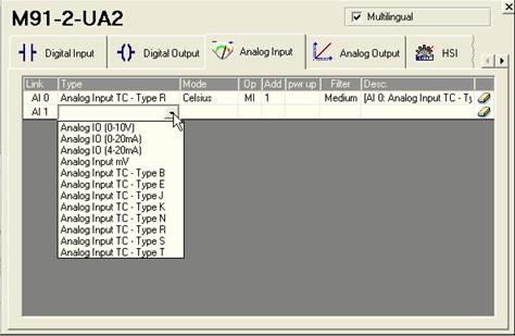 U90 Ladder Software Manual Model number Type Input ranges Range V120-12-UN2 M90-19-UN2 M91-19-TC2 mv B E J K N R S T -5 to 56mV 200 to 1820 C (300 to 3276 F) -200 to 750 C (-328 to 1382 F) -200 to