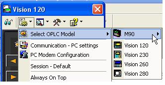 U90 Ladder Software Manual 3. A dialog box opens, enabling you to select a Save location. Select a location, then click OK, a.d90 file is created.