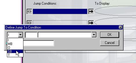 Jump to Condition dialog box opens. 2.