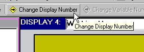 HMI Changing a Display number To change a Display number: In