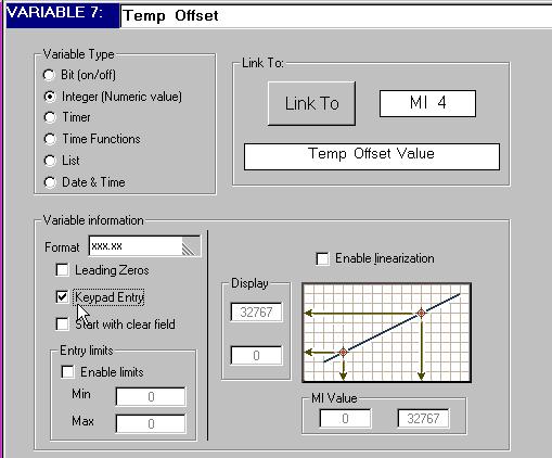 HMI 3. Attach the Variable to a field in the desired Display.