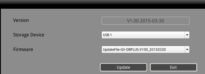 Copy the firmware file to the root folder of a USB drive or an SD card. 2. Insert the USB drive or SD card to the GV-IP Decoder Box Plus. 3.