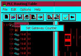 3-2-3 Setting the Gateway Counter 3-2 Setting the Routing Tables 3-2-3 Setting the Gateway Counter Use the following procedure to set the gateway counter in the PLC.