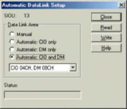 4-4-3 SYSMAC LINK Automatic Setup 4-4 Automatically Set Data Links 4-4-3 SYSMAC LINK Automatic Setup 1 Before executing the following operations, connect online to the PLC that is serving as the