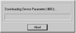 6-12 Downloading the Network Configuration/Device Parameters to Devices 6-12-2 Downloading Device Parameters Downloading through the Network Configuration Window Component - Parameter - Download To