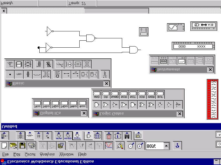Introduction to Electronics Workbench Electronics Workbench (EWB) is a design tool that provides you with all the components and instruments to create board-level designs on your PC.