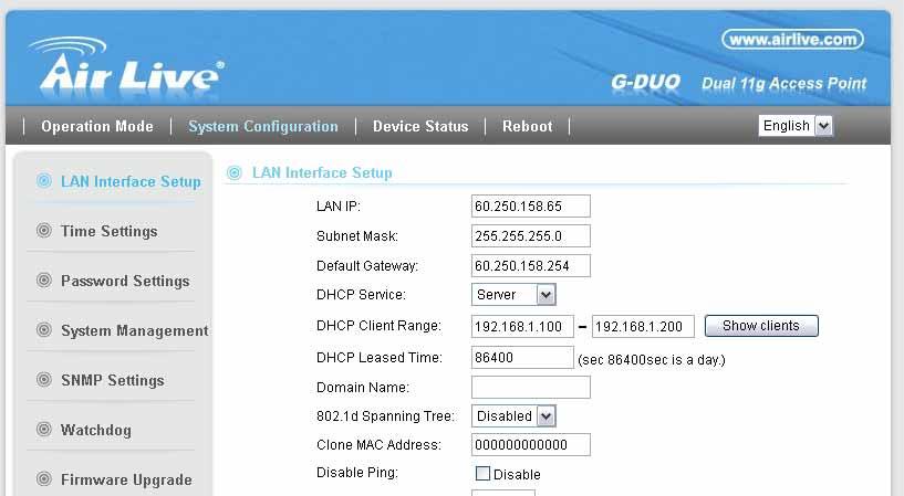 3. Configuring the G.DUO 1 2 3 3.5.3 Enable Password Protection The G.DUO s password protection is turned off by default. You should enable it and set your own password.