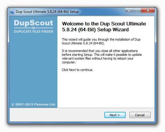 3 Using Desktop Product Versions 3.1 Product Installation Procedure DupScout is available as a free download on our web site and from a large number of software directories from around the world.