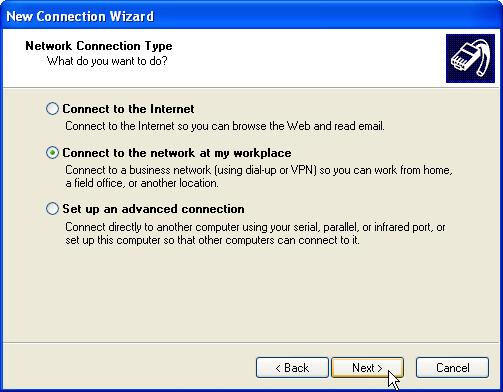 Figure 4.5 New Connection Wizard d.