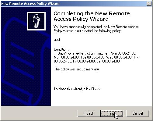 Access Policy Wizard. Figure 6.