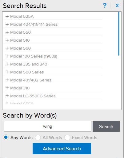 Search General Information: 1View offers robust search functionality which allows the user to easily locate a document by searching for a specific term or phrase.