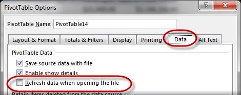 Note: Depending on how wide the Excel window is, Options may not display immediately.