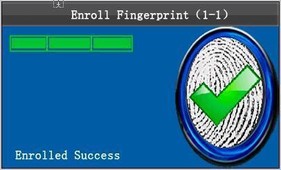 1 Enroll a Fingerprint Press key to select Enroll FP and press [M/OK] to enter the Enroll Fingerprint interface. Place your finger on the fingerprint sensor properly. For details, see 1.