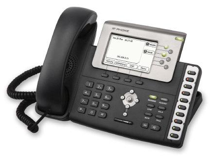2.1.3 Yealink T28P The Yealink T28P is a SIP (digital) switchboard/reception or executive phone, offering the following features: Page 7 Soft Key / DSS / Busy Lamp Field with optional outboard