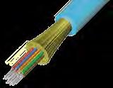 2 x 12-OM3 Flame-retardant jacket Aramid strength member 2 x 12-SMF Hybrid Enterprise Blown Fiber (eabf ) Cable with Various Fiber Combinations eabf cables are designed by AFL to offer the most
