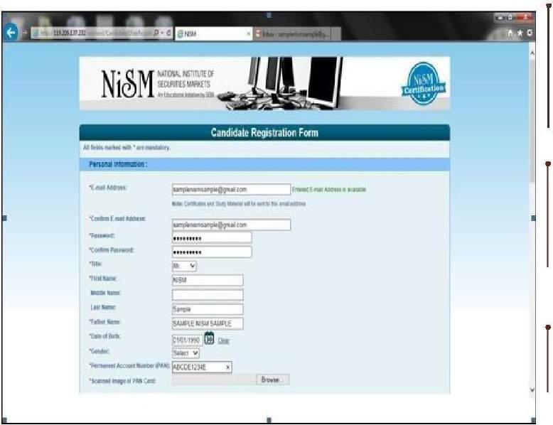 In and click on Register Step 2: Fill the Online Registration Form Part 1 Complete all of the required sections
