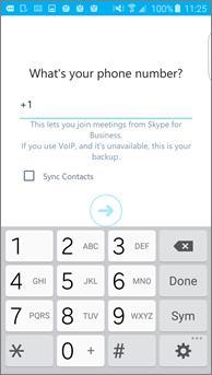 Removing the app from your Android device 1. Open the app by tapping on the Skype for Business icon from your device s home screen 2.