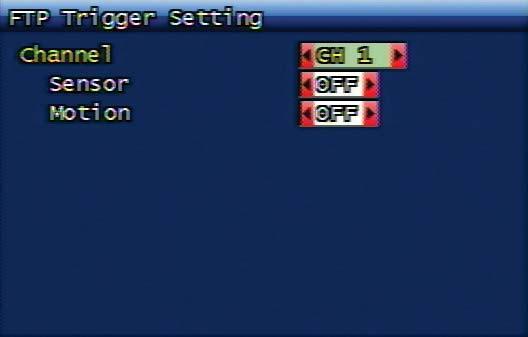 When the even took place, the user can select the video data type to transfer to FTP server. Currently JPEG H.264