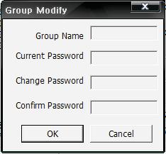 PC Client Introduction This is to input the Group name and password to add. Group Modify : This is to modify the selected Group. Figure 4.36.