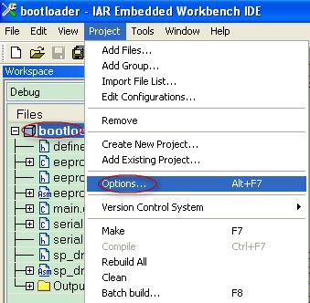 1.3 Step 3 - Change processor and xcl file Select bootloader - Debug in